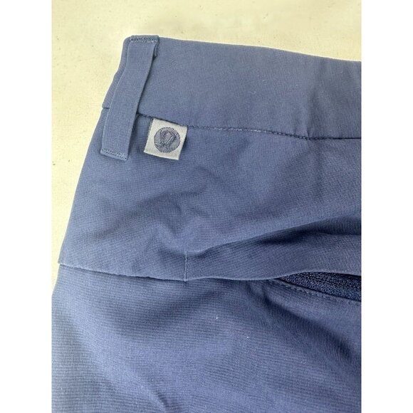 Lululemon Commission Navy Blue Tech Walk Chino Shorts Mens Waist Size 36 - Picture 3 of 9